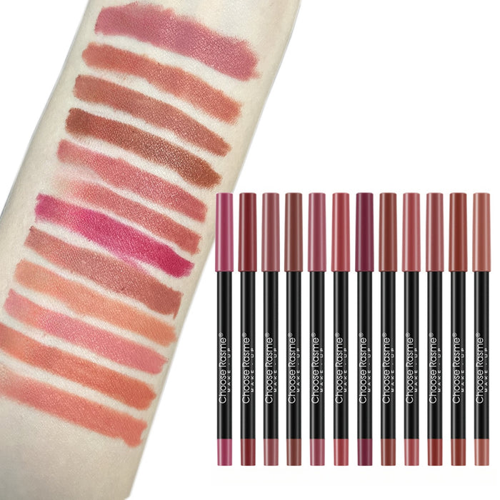12 color lip liner