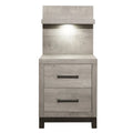 1577-4P-Bedroom (2) Night Stand with Wall Panel