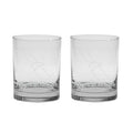4 Rocks Glass Set AA Logo