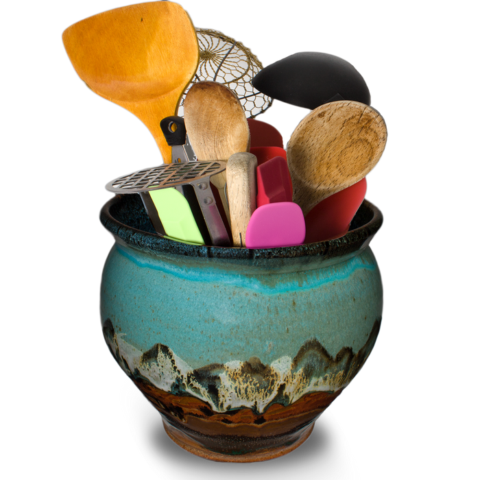 7" Round Spoon Crock
