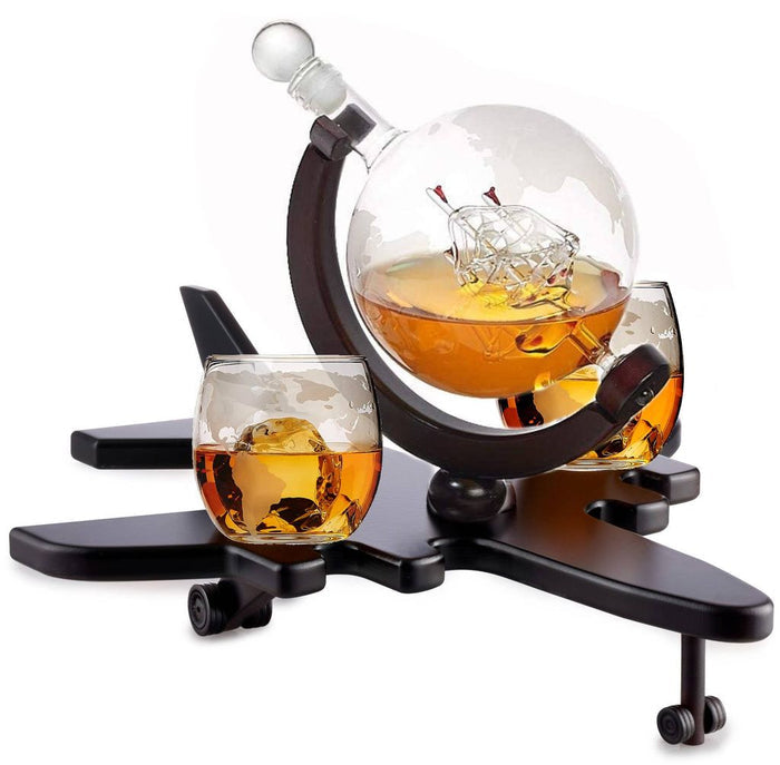 Airplane Whiskey Decanter Set