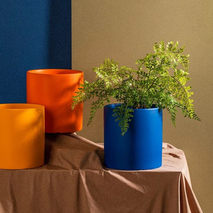 All The Bright Colors Planter with Saucer Set-Letifly Lights and Decor