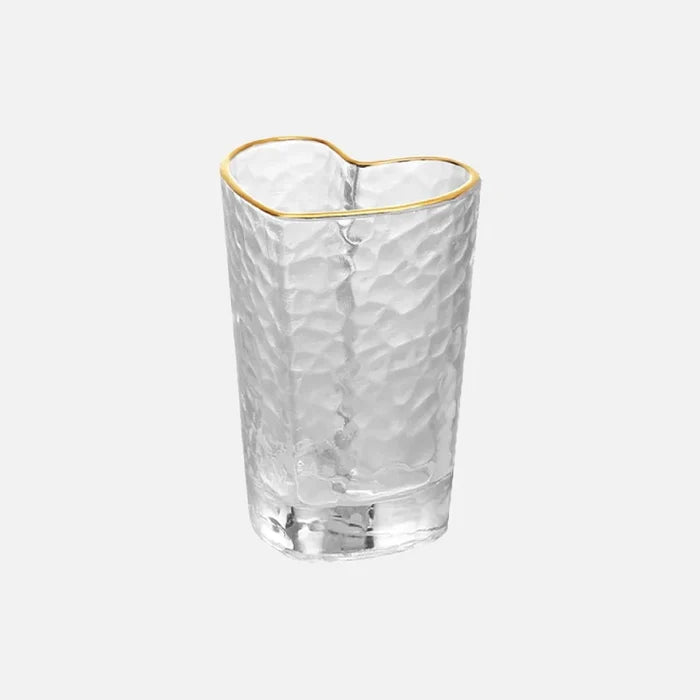 Clear with Gold Rim