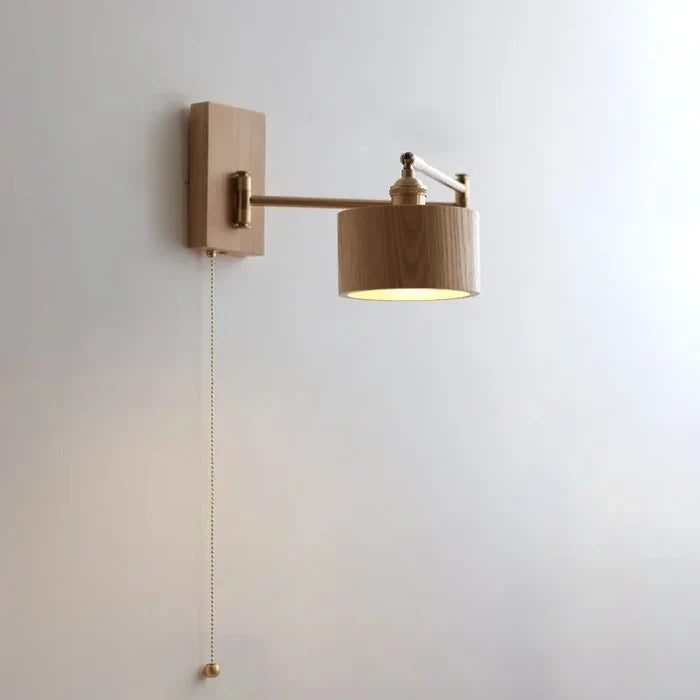 Pull-Chain Switch / Light Brown / Drum