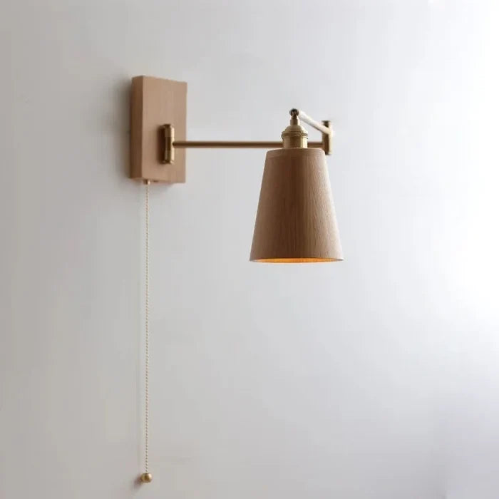 Pull-Chain Switch / Light Brown / Cone