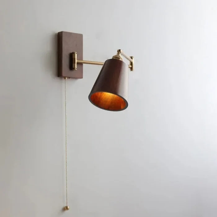 Pull-Chain Switch / Dark Brown / Cone