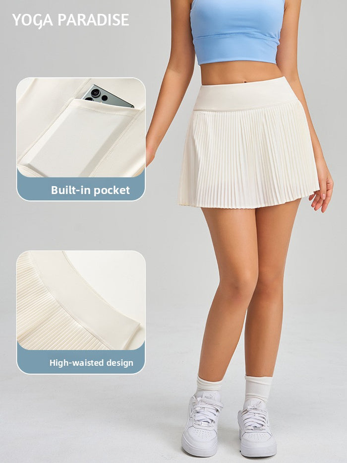 Athletic Pleated Yoga Skirt