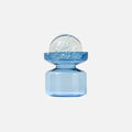 Glass vase sky-blue globe-top Nordic modern transparent hydroponics glass cylinder vase