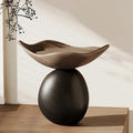 Modern sculptural decorative bowl resin storage tray