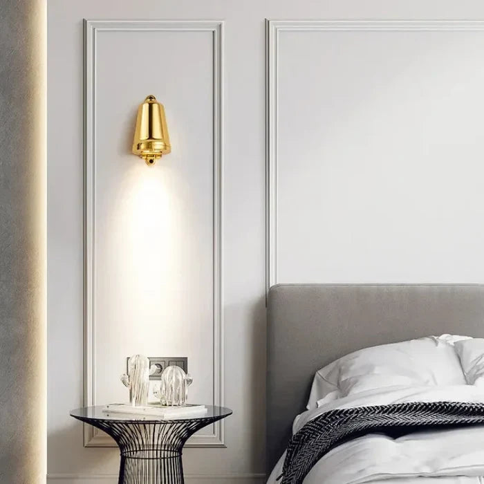 Bell Housing Lamp Indoor outdoor aluminum LED wall light modern bell wall sconce