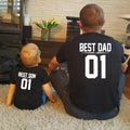 "Best Dad" and "Best Son" Matching T-Shirts
