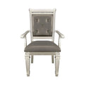 Bevelle Arm Chair in Silver (Set of 2) 1958A