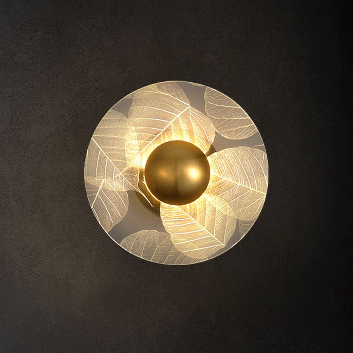 Postmodern Flower Background Wall Lamp