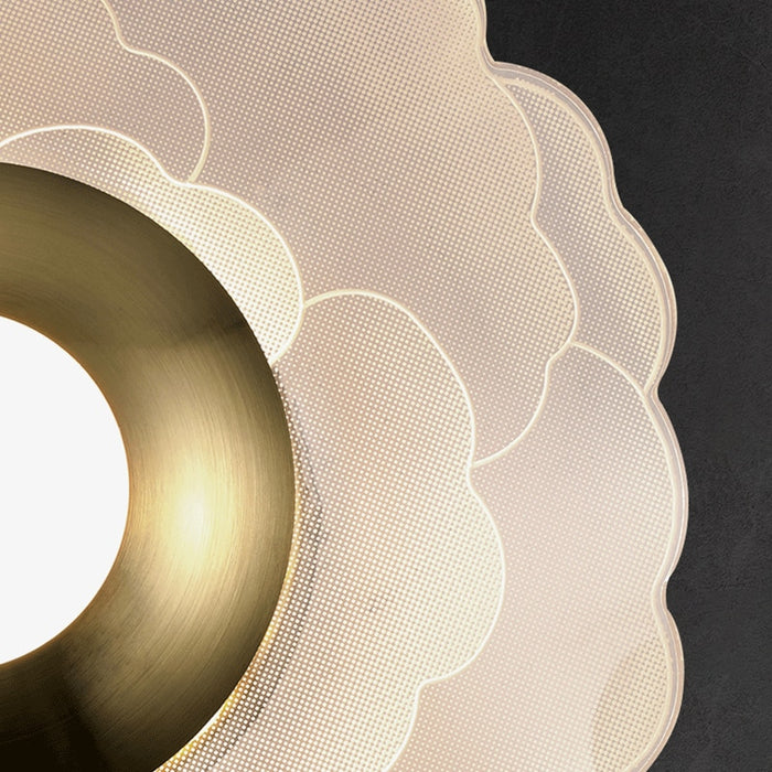 Postmodern Flower Background Wall Lamp