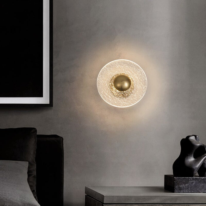 Postmodern Flower Background Wall Lamp