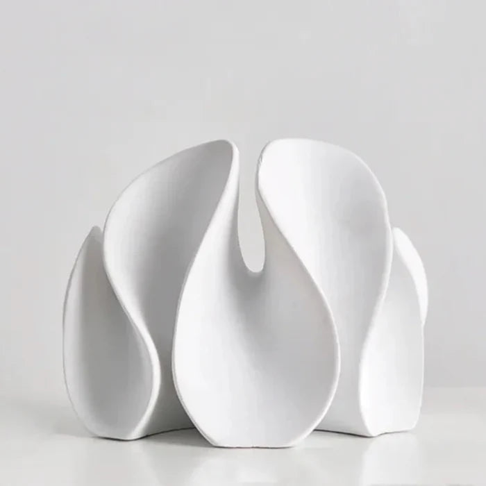 Bloom Wave Decorative Sculpture resin home decor accent