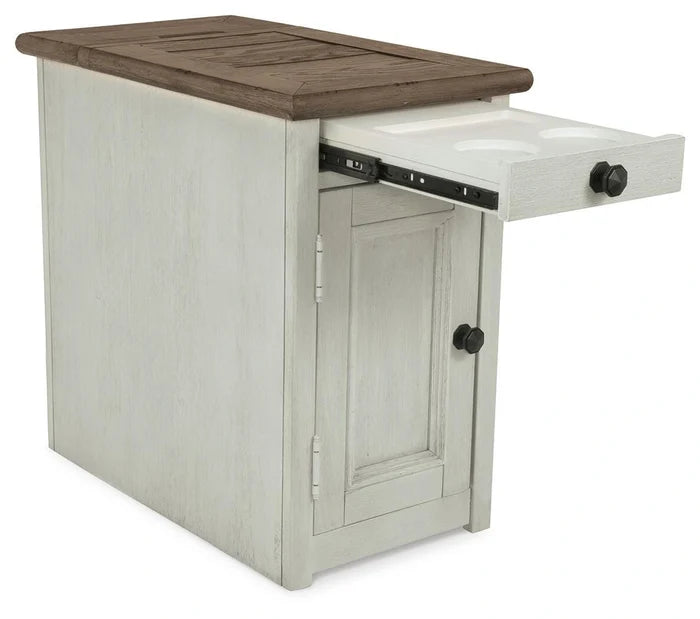 Bolanburg Chairside End Table with USB Ports & Outlets