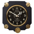 Brass/Alum Altimeter Clock BLK