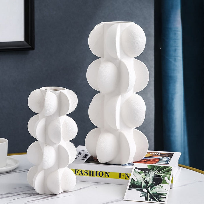 Bulb Abstract Ceramic Vase