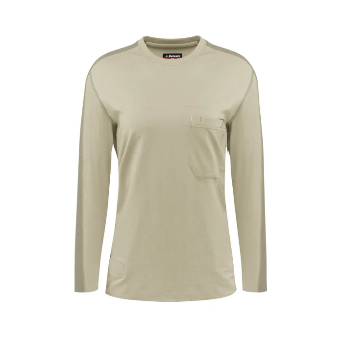 Bulwark® Lightweight Flame Resistant Women's Flex Knit Tee CAT 2 - STT3