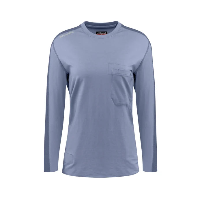 Bulwark® Lightweight Flame Resistant Women's Flex Knit Tee CAT 2 - STT3