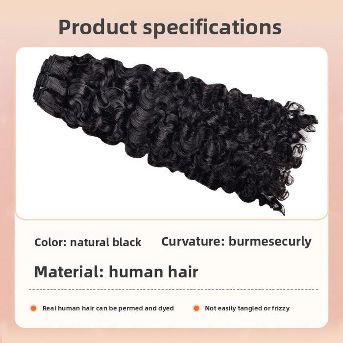 Burmese Curly Human Hair Wig