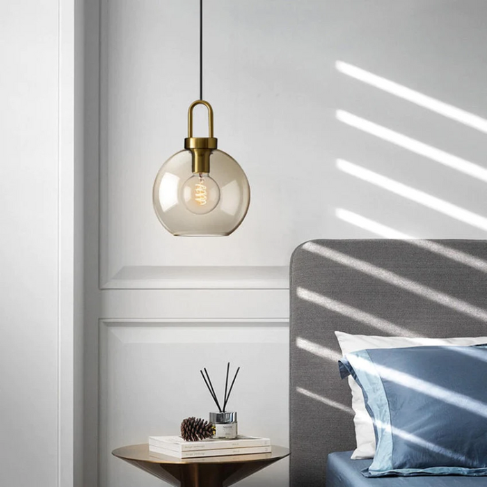 Cafe Sculpted Glass Pendant Light - Final Sale-Letifly Lights and Decor
