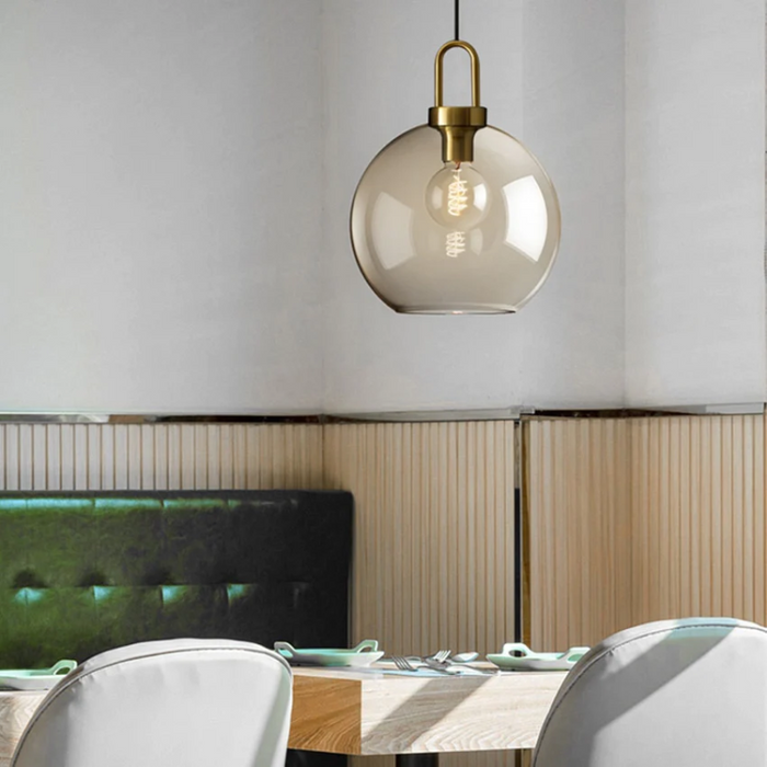 Cafe Sculpted Glass Pendant Light - Final Sale-Letifly Lights and Decor