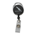 Carabiner Badge Reel BLK