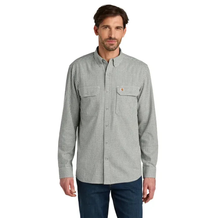 Carhartt® Rugged Flex® Plaid Long Sleeve Shirt- Relaxed Fit - CT107109
