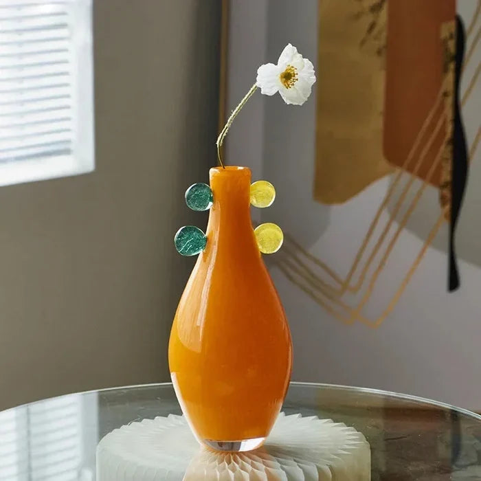 Color Gradient Glass Vase