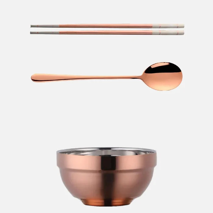 Rose Gold / Small / Set