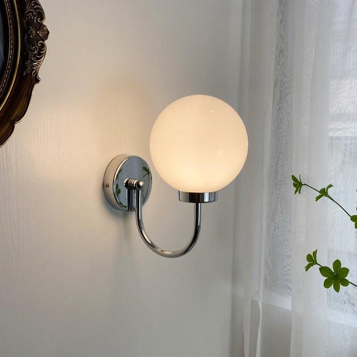Chromatic Glass Globe Wall Lamp-Letifly Lights and Decor