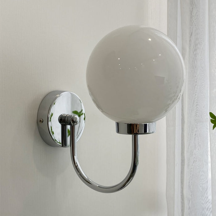 Chromatic Glass Globe Wall Lamp-Letifly Lights and Decor