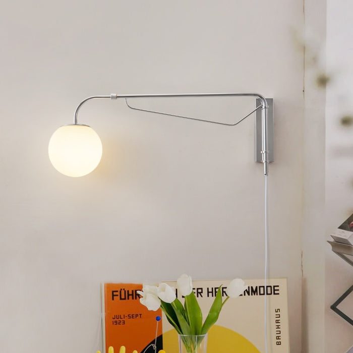 Chrome Rocker Wall Lamp