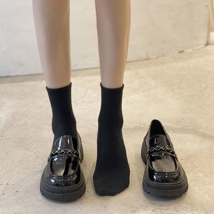 Chunky Loafers for Women Breathable Platform Shoes