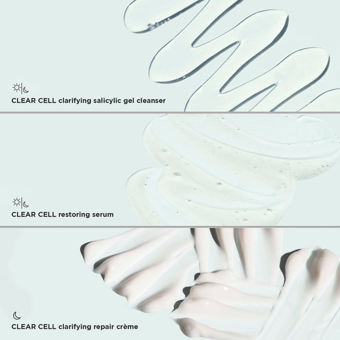 close up texture shots of each kit product