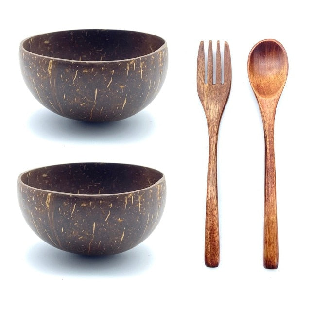 2x Bowl + 1x Spoon + 1x Fork
