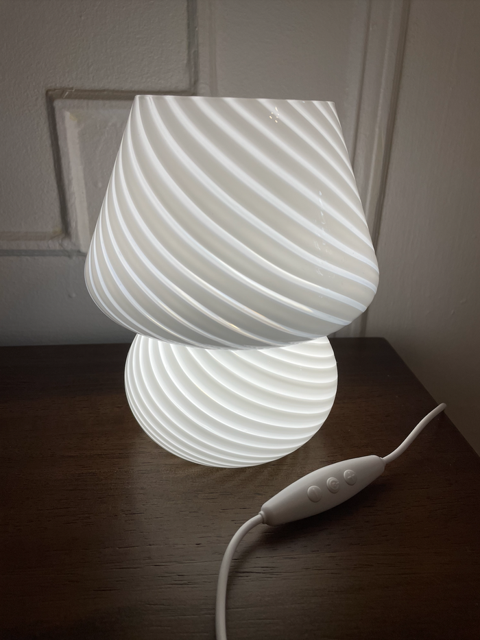 Coco Swirl Glass Table Lamp-Letifly Lights and Decor