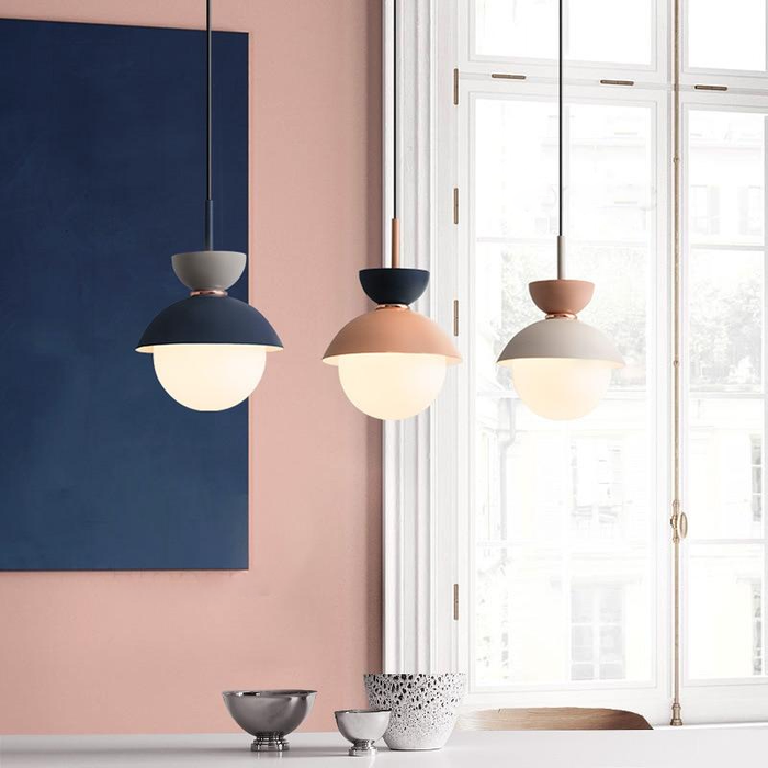 round glass ball hanging ceiling pendant light