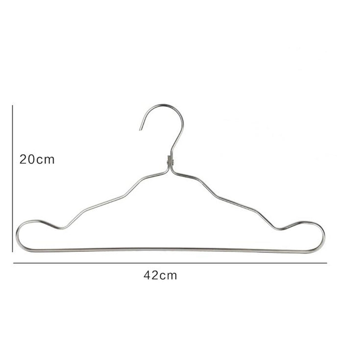 colored metal aluminum hanger clothes chrome