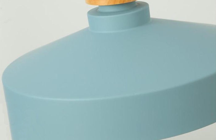 round dome cone colorful metal wood pendant lights