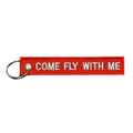 Come Fly Embroidered Keychain