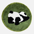 Round plush rug panda bunny fluffy cozy durable bedroom floor mat home décor