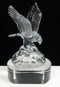 Crystal Eagle on Clear Base