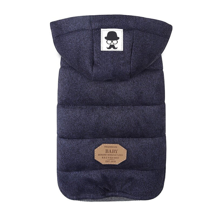 Cute Comfortable Winter Hooded Dog's Vest