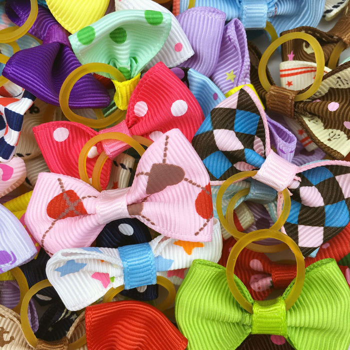 Cute Ribbon Hair Bows for Pets