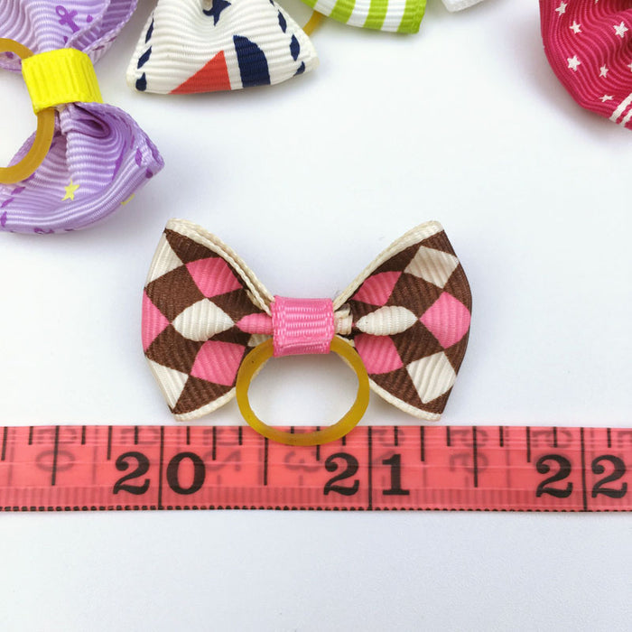 Cute Ribbon Hair Bows for Pets
