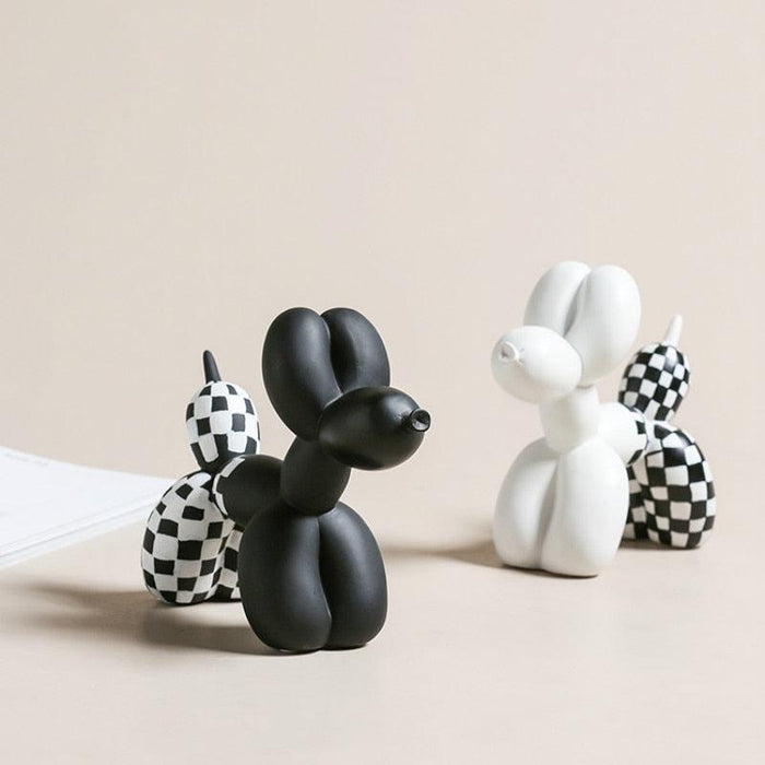 Jeff Koons Balloon Dog Sculpture Accent for Home Decor