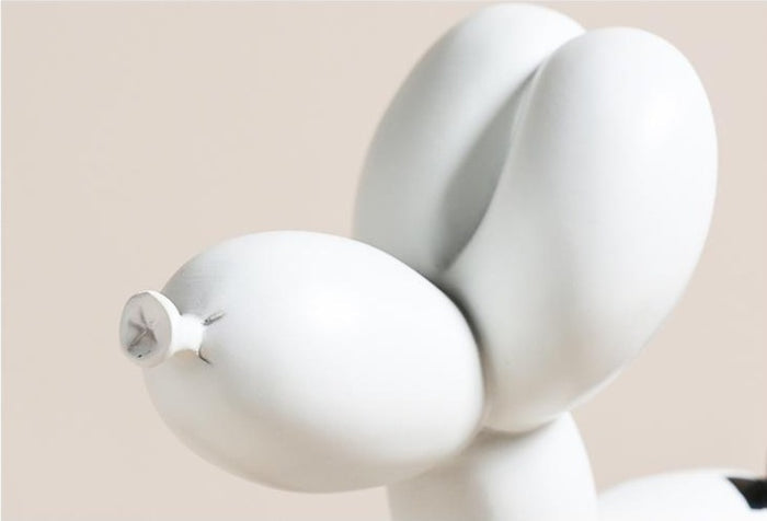 Jeff Koons Balloon Dog Sculpture Accent for Home Decor